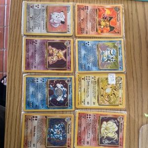Original Halographic Pokémon Cards